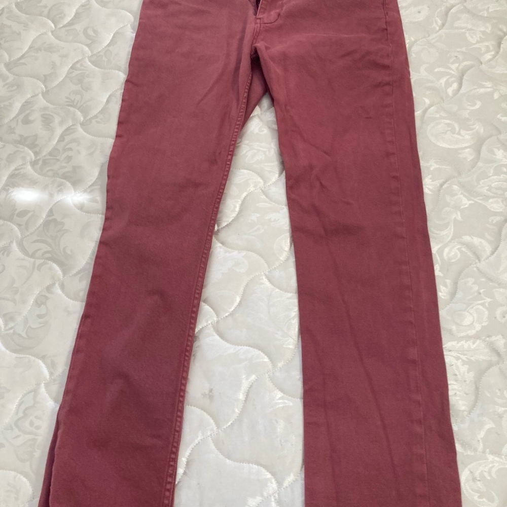 RVCA Bergundy Dagger  size 32 Jeans
